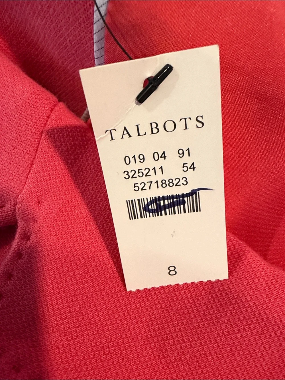 Talbots Aberdeen Bright Pink Single-Breasted Tailored Blazer